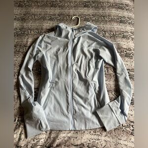 Blue lululemon rain coat